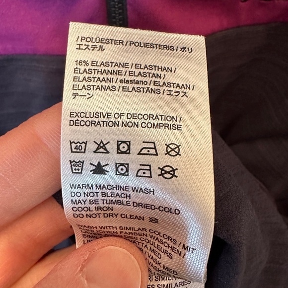 J Lindeberg Men’s 2XL Saks Jarvis Mid Layer Full Zip Shirt Jacket Navy Purple - Picture 7 of 9